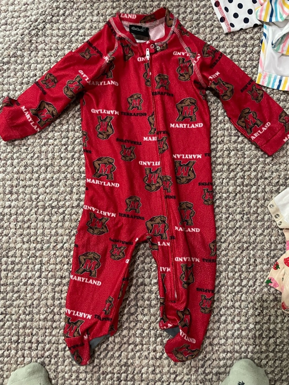 12M university of Maryland pajama